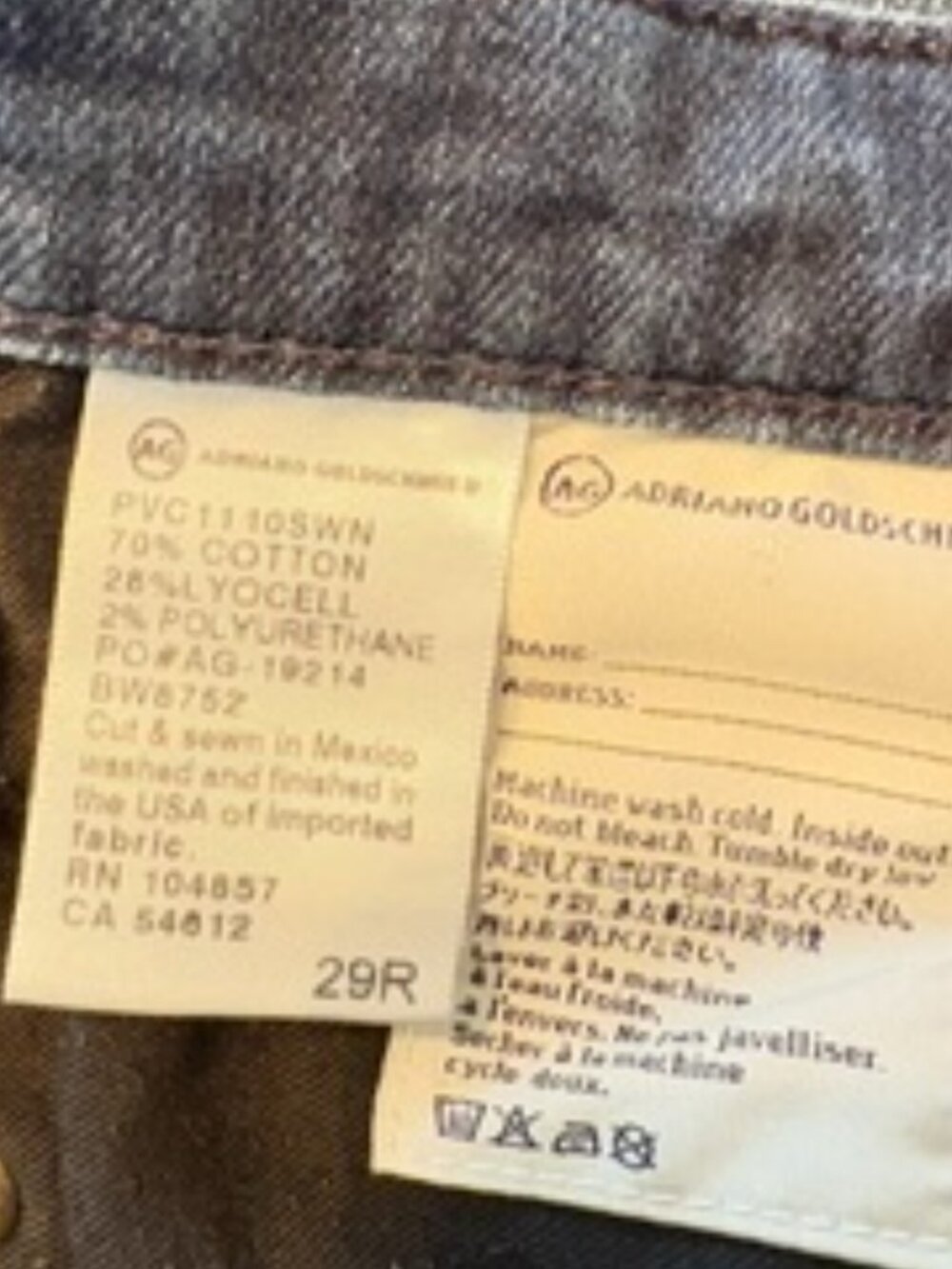 Ag Adriano Goldschmied The Stilt Cigarette Jeans - 29 - Picture 7 of 7
